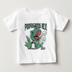 Lil t Rex Poopasaurus Rex Tee Shirt