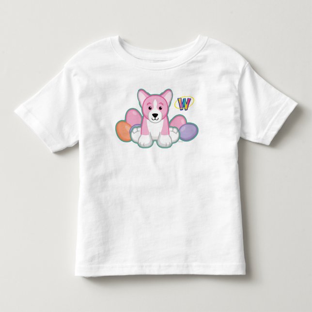 Lil Vår Corgi Mönster Tee Shirt (Framsida)