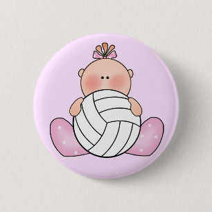 Lil Volleybollflicka Knapp