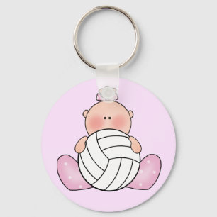 Lil Volleybollflicka Nyckelring