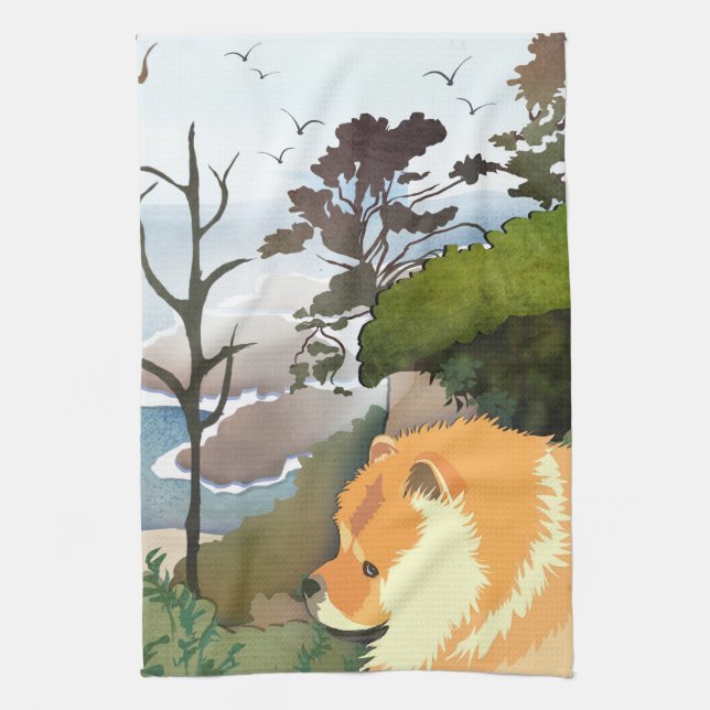 LIL WEATHER Chow-Kitchen towel Kökshandduk (Vertikal)