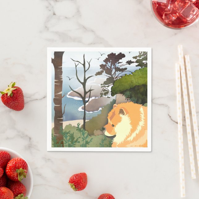 LIL WEATHER Chow -Pappra Napkins Pappersservett (Insitu)