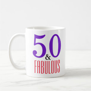 Lila 50 och Fabulous Gift Kaffemugg