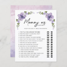 Lila A Little Wildblomme Mamma eller pappa Game