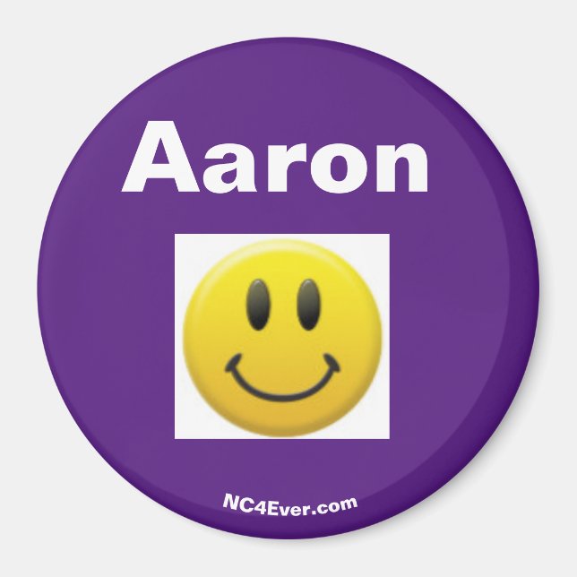 Lila Aaron Smile magnet (Framsidan)