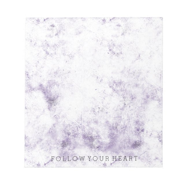 Lila Abstrakt Anteckningsblock (Framsida)