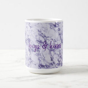 Lila Abstrakt Fantasy Kaffemugg