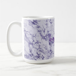 Lila Abstrakt Fantasy Kaffemugg