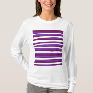 Lila Abstrakt konst T Shirt