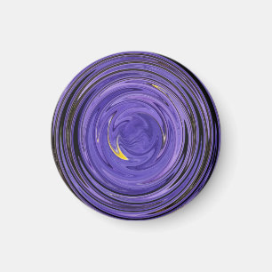 Lila Abstrakt Magnet