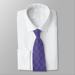 Lila Abstrakt Neck Tie Slips