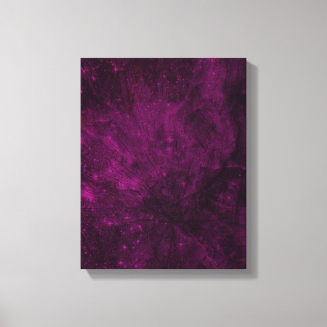 Lila abstrakt struktur canvastryck (Framsida)