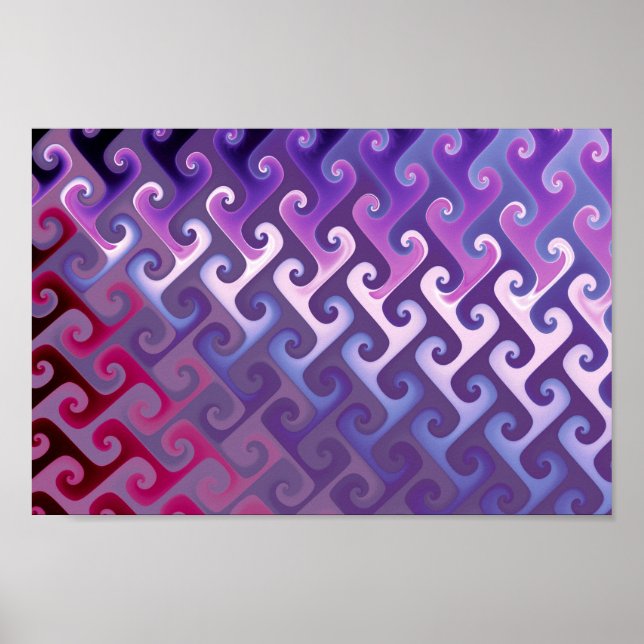 Lila Abstrakt Struktur Poster (Framsidan)