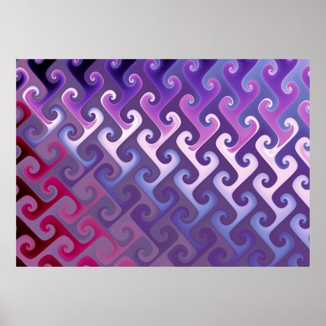 Lila Abstrakt Textur Poster (Framsidan)