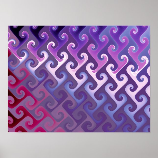 Lila Abstrakt Textur Poster (Framsidan)