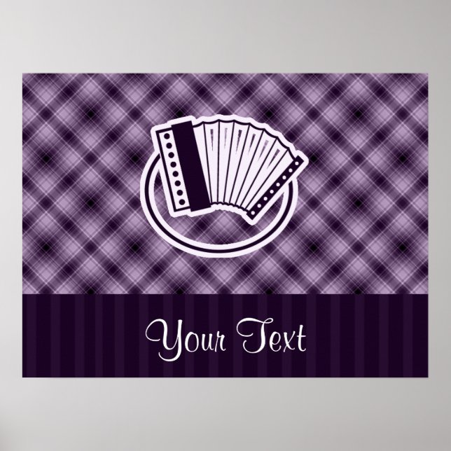 Lila Accordion Poster (Framsidan)