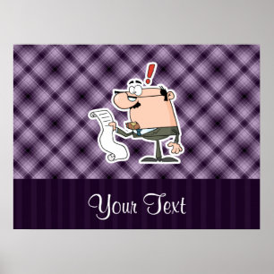 Lila Accountant Poster