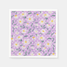 LILA AESTHETIC VÅR BLOMMIGT DAISY DECOUPAGE