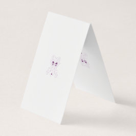 Lila Affärskort | Elegant Anpassad design Visitkort
