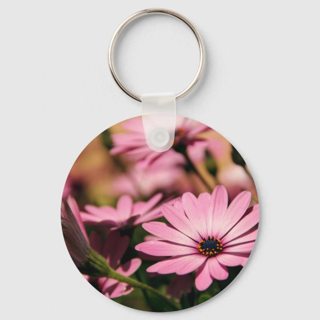 Lila Afrikas Daisy Nyckelring (Framsida)