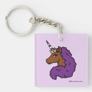 Lila Afro Unicorn
