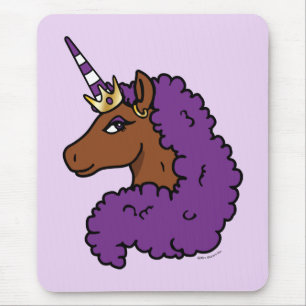 Lila Afro Unicorn Musmatta