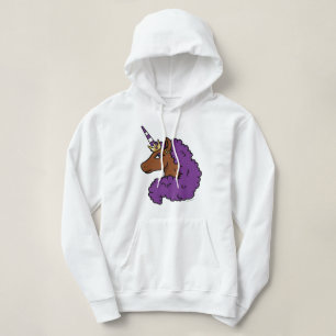 Lila Afro Unicorn T Shirt