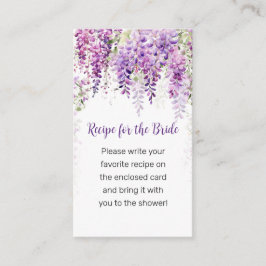 Lila akacia i akvarellteknik tilläggskort