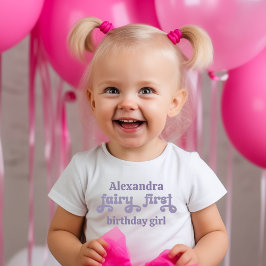 Lila Älg Första Bär Första Födelsedag T Shirt