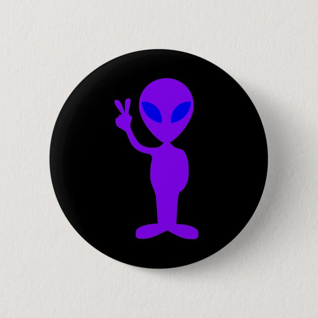 Lila Alien Knapp (Framsida)