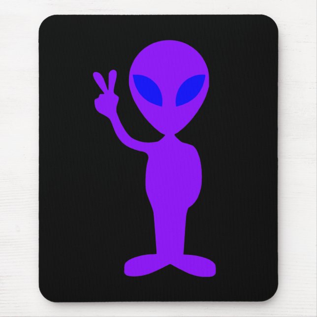 Lila Alien Musmatta (Framsidan)