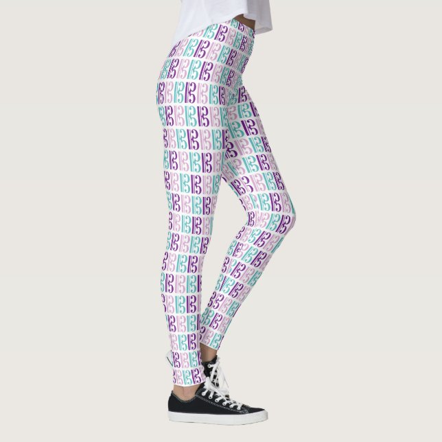 Lila Alto Clef Leggings (Höger)