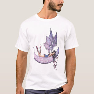Lila Älv på Mån T-Shirt