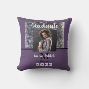 Lila amethyst examen kudd kudde