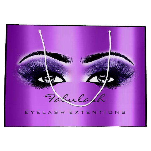 Lila Amethyst Makeup Glitter Beauty Cosmetics (Baksidan)