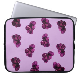 Lila ametister neopren laptopfodral 15" laptop fodral