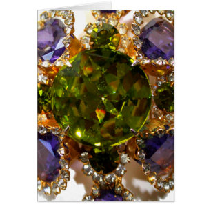 Lila Ametyst Diamonds Emeralds jewelry Hälsningskort