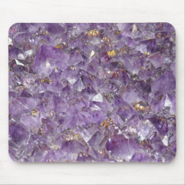 Lila, ametyst, kristallgem-stenutseende musmatta
