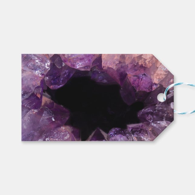 Lila Ametyst Presentetikett (Framsidan (Horisontell))