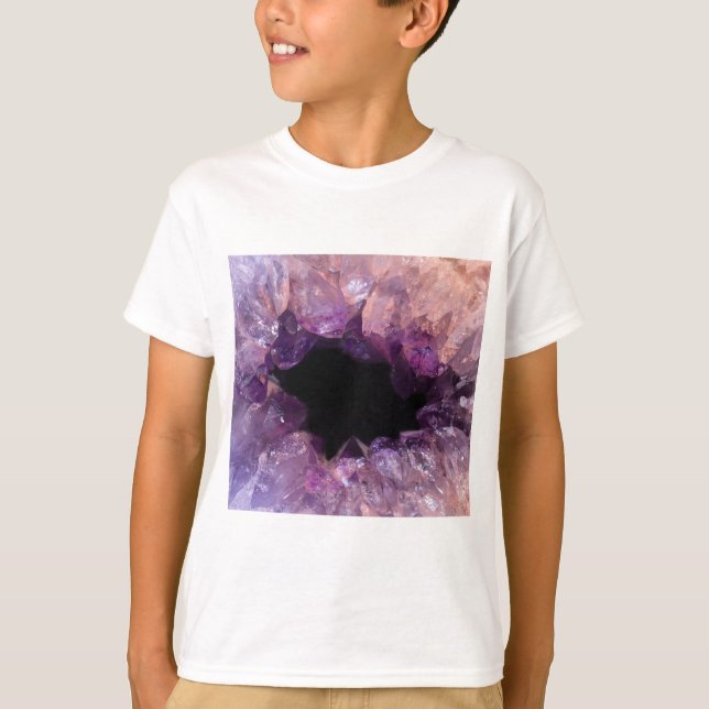 Lila Ametyst T Shirt (Framsida)