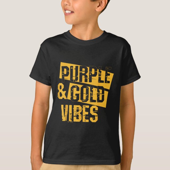 Lila&ampa; Guld-speldagskurs Skola A T Shirt (Framsida)