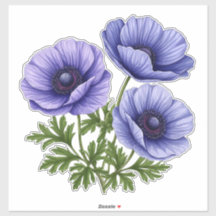 Lila Anemonbukett