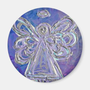 Lila Angel Magnet