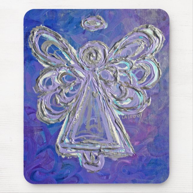 Lila Angel Mousepad Musmatta (Framsidan)