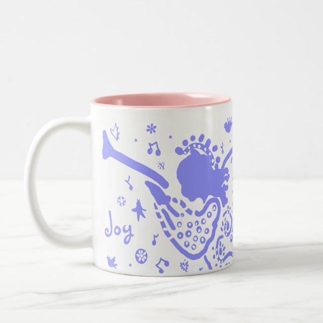 Lila Angel mugg (Vänster)