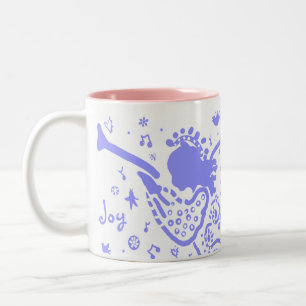 Lila Angel mugg