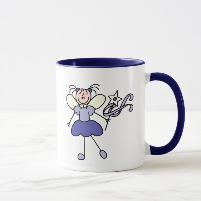 Lila ängel pin figure mugg (Höger)