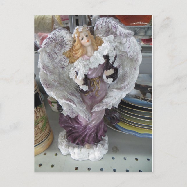 Lila Angel Vykort (Framsida)