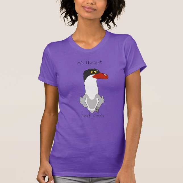 Lila Angus meme T-Shirt (Framsida)