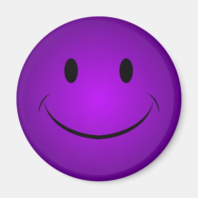 Lila Ansikte Magnet (Framsidan)